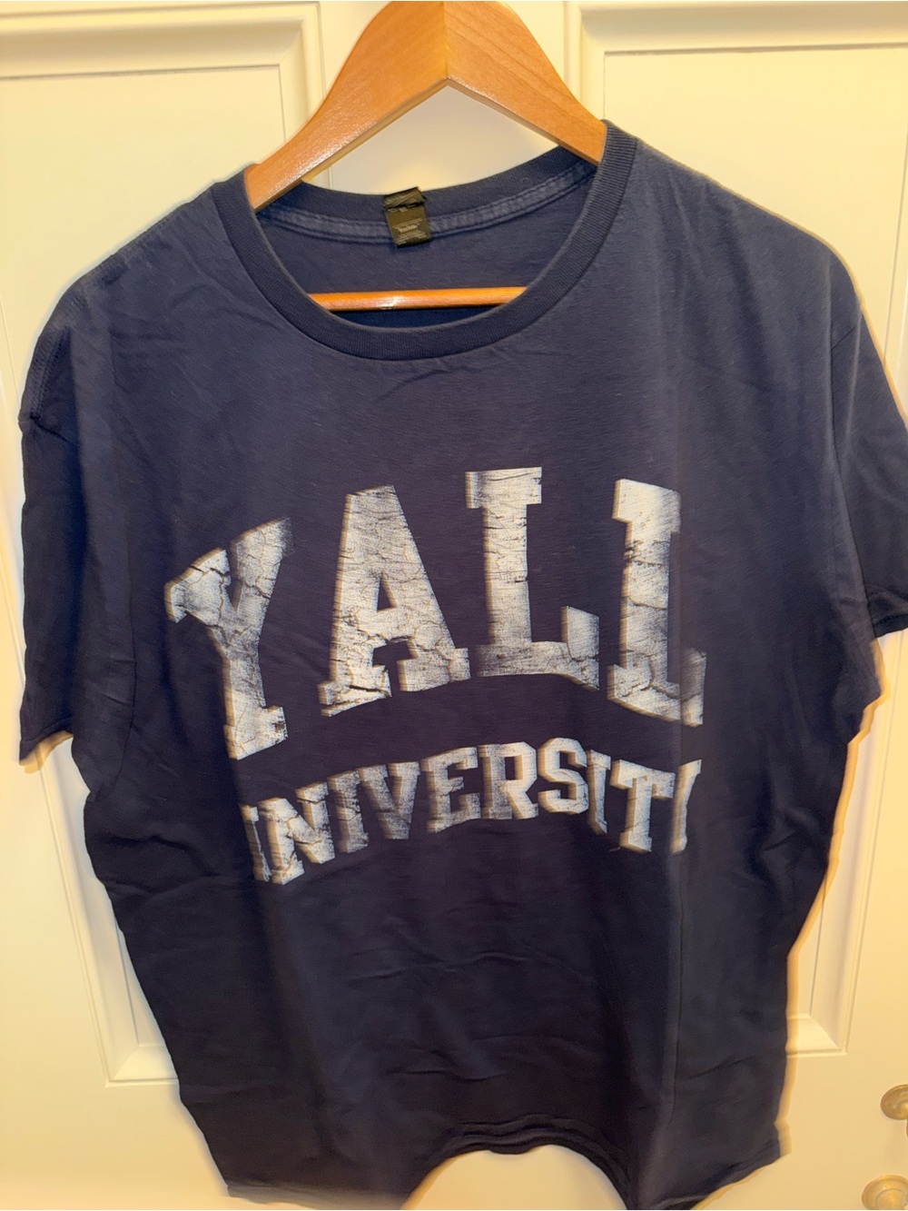 Navy "YALL UNIVERSITY" Graphic Tee